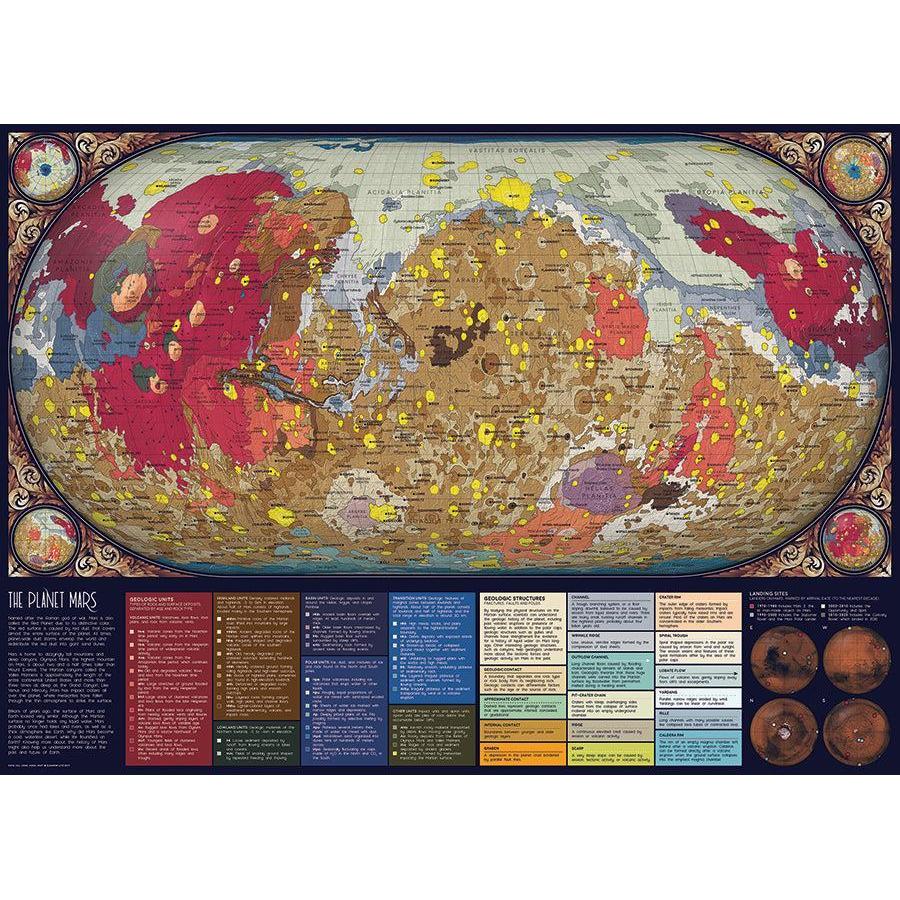The Planet Mars 1000 Piece Jigsaw Puzzle Cobble Hill (ONLINE ORDER ONLY)