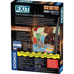The Professor's Last Riddle - Exit the Escape Room Game - Kosmos (ONLINE ORDER ONLY)