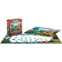 The Red Barn 1000 Piece Jigsaw Puzzle in Tin Eurographics (ONLINE ORDER ONLY)