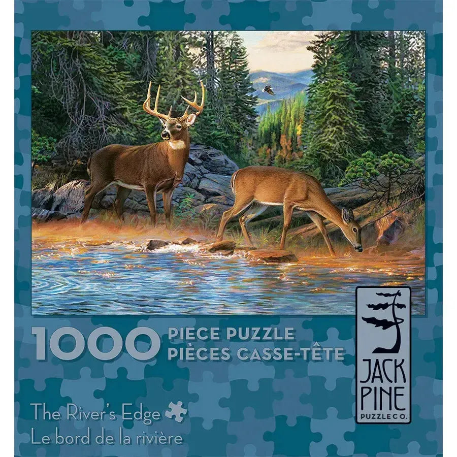 The River's Edge 1000 Piece Jigsaw Puzzle Jack Pine (ONLINE ORDER ONLY)