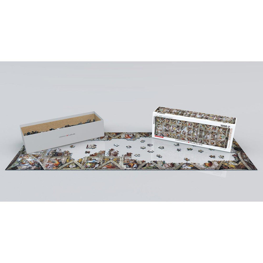 The Sistine Chapel Ceiling 1000 Piece Panoramic Jigsaw Puzzle Eurographics (ONLINE ORDER ONLY)