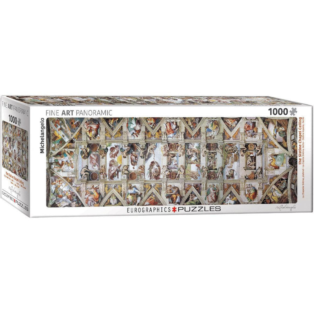The Sistine Chapel Ceiling 1000 Piece Panoramic Jigsaw Puzzle Eurographics (ONLINE ORDER ONLY)