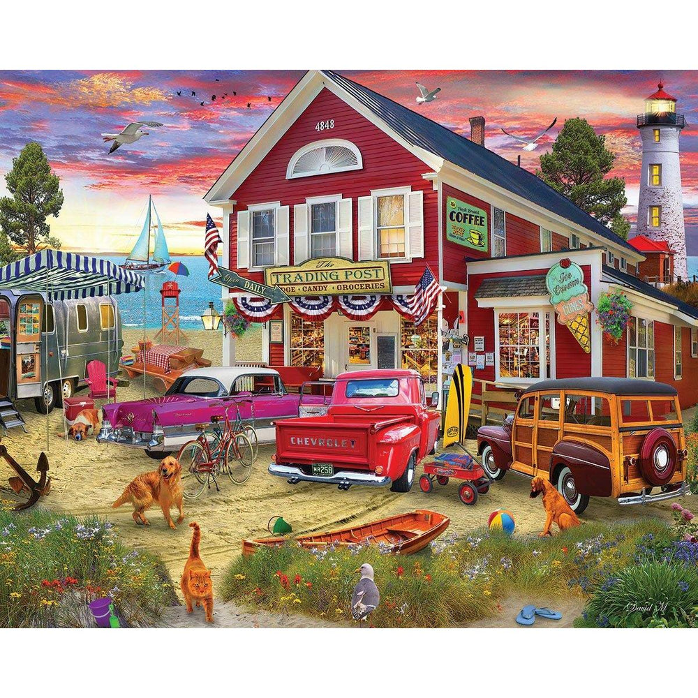The Trading Post 1000 Piece Jigsaw Puzzle White Mountain (ONLINE ORDER ONLY)