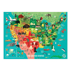The United States 1000 Piece Jigsaw Puzzle Mudpuppy (ONLINE ORDER ONLY)