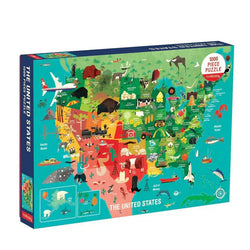 The United States 1000 Piece Jigsaw Puzzle Mudpuppy (ONLINE ORDER ONLY)