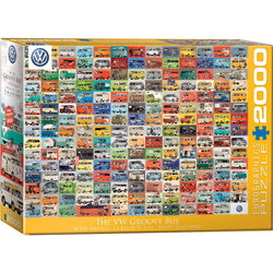 The VW Groovy Bus 2000 Piece Jigsaw Puzzle Eurographics (ONLINE ORDER ONLY)