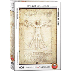 The Vitruvian Man 1000 Piece Jigsaw Puzzle Eurographics (ONLINE ORDER ONLY)
