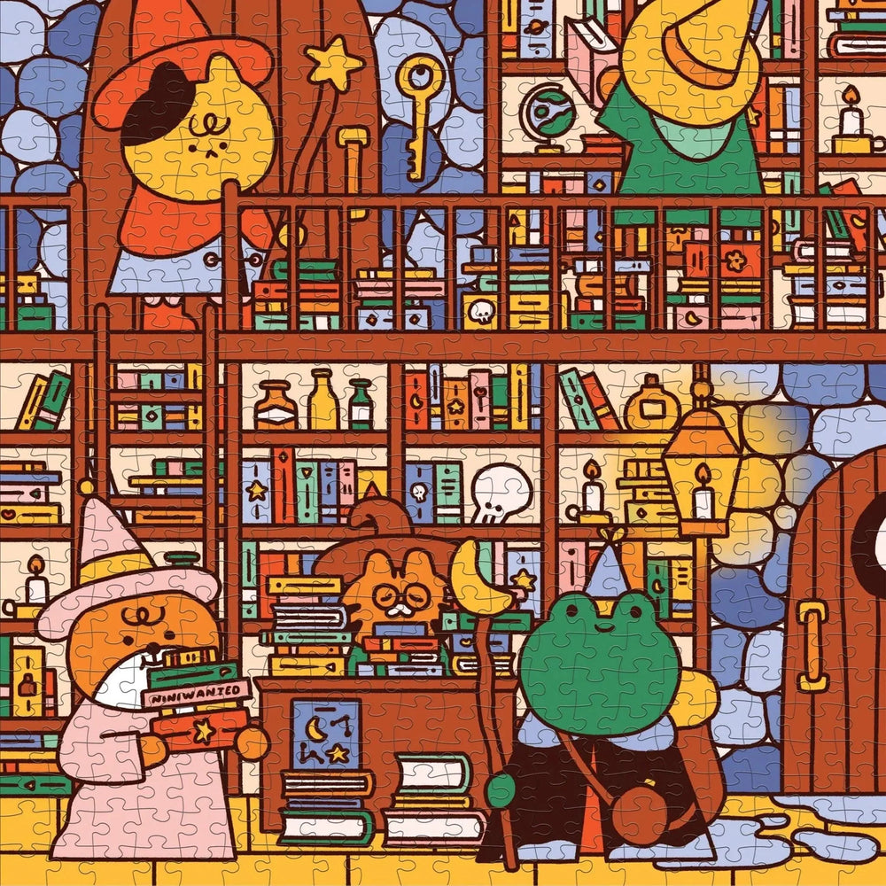 The Wizard's Library 500 Piece Jigsaw Puzzle Mudpuppy (ONLINE ORDER ONLY)