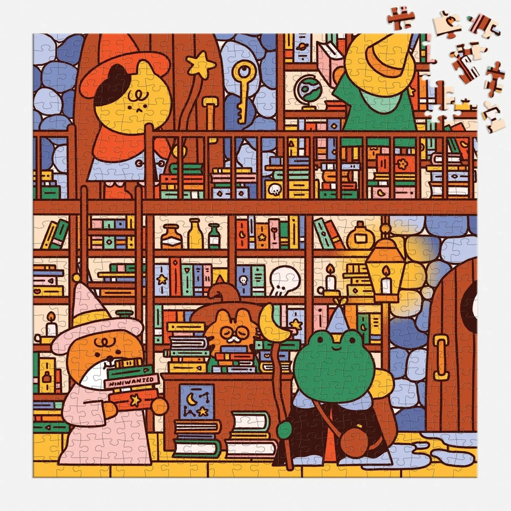 The Wizard's Library 500 Piece Jigsaw Puzzle Mudpuppy (ONLINE ORDER ONLY)