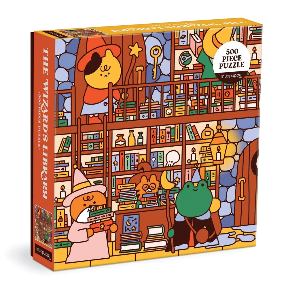 The Wizard's Library 500 Piece Jigsaw Puzzle Mudpuppy (ONLINE ORDER ONLY)