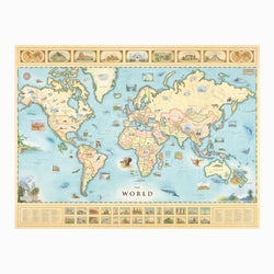 The World 1000 Piece Jigsaw Puzzle Xplorer Maps (ONLINE ORDER ONLY)