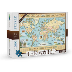 The World 1000 Piece Jigsaw Puzzle Xplorer Maps (ONLINE ORDER ONLY)