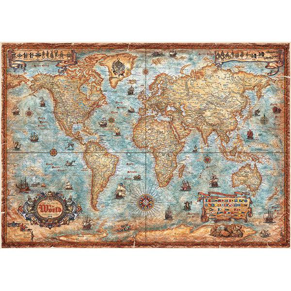The World Map Art 2000 Piece Jigsaw Puzzle Heye (ONLINE ORDER ONLY)
