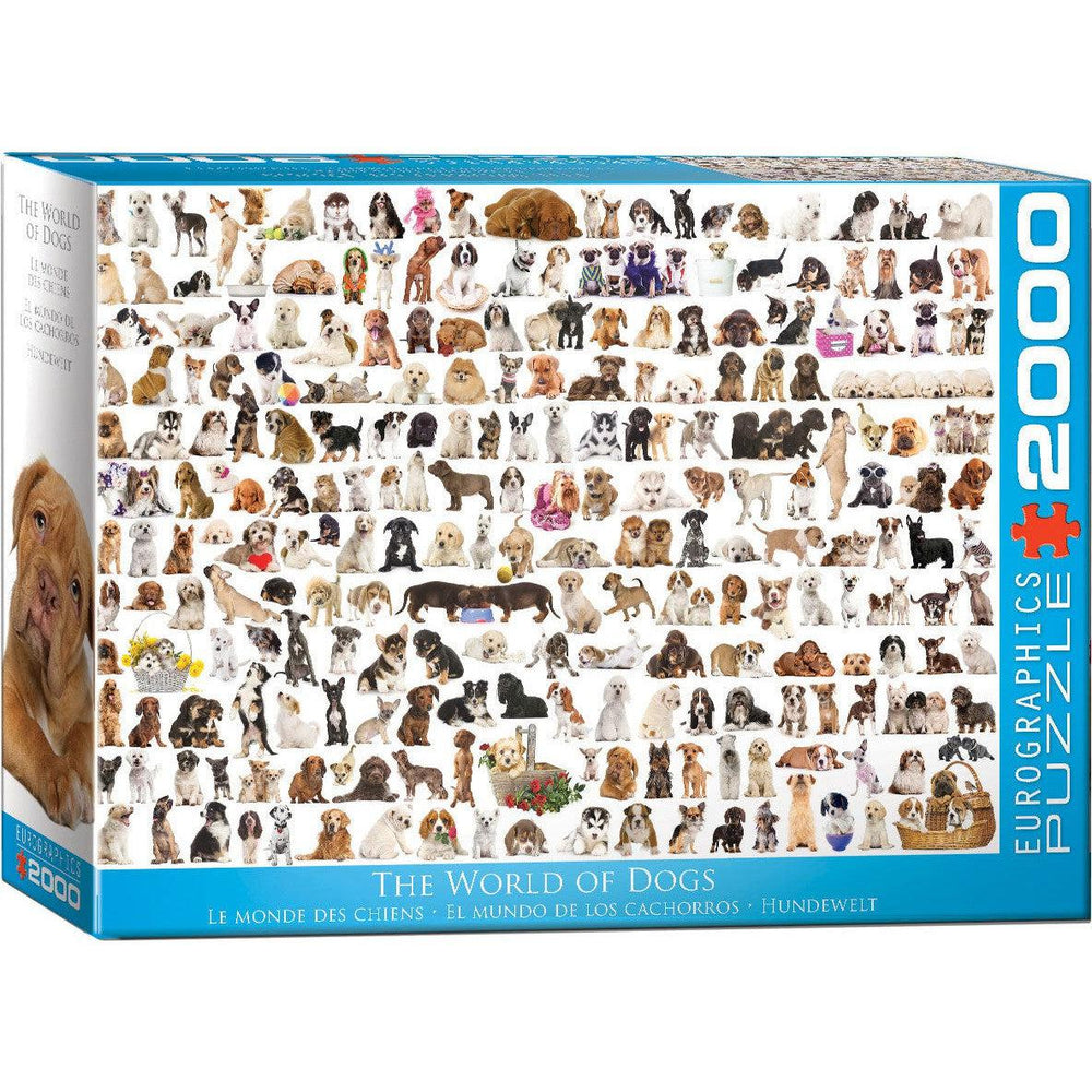 The World of Dogs 2000 Piece Jigsaw Puzzle Eurographics (ONLINE ORDER ONLY)