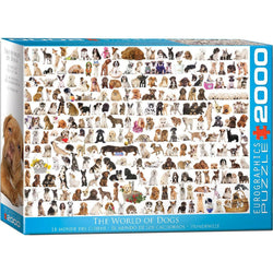 The World of Dogs 2000 Piece Jigsaw Puzzle Eurographics (ONLINE ORDER ONLY)