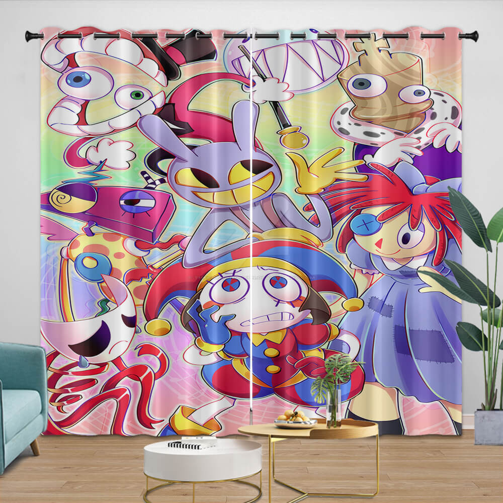 The Amazing Digital Circus Curtains Blackout Window Drapes (Online Order Only)
