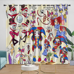 The Amazing Digital Circus Curtains Blackout Window Drapes (Online Order Only)