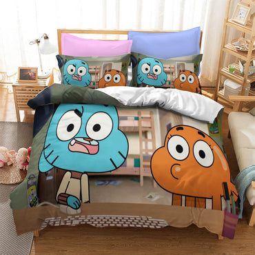 The Amazing World of Gumball Cosplay Bedding Set Duvet Cover Bed Sets