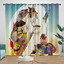 The Bad Guys 2 Curtains Blackout Window Drapes Room Decoration (ONLINE ORDER ONLY)