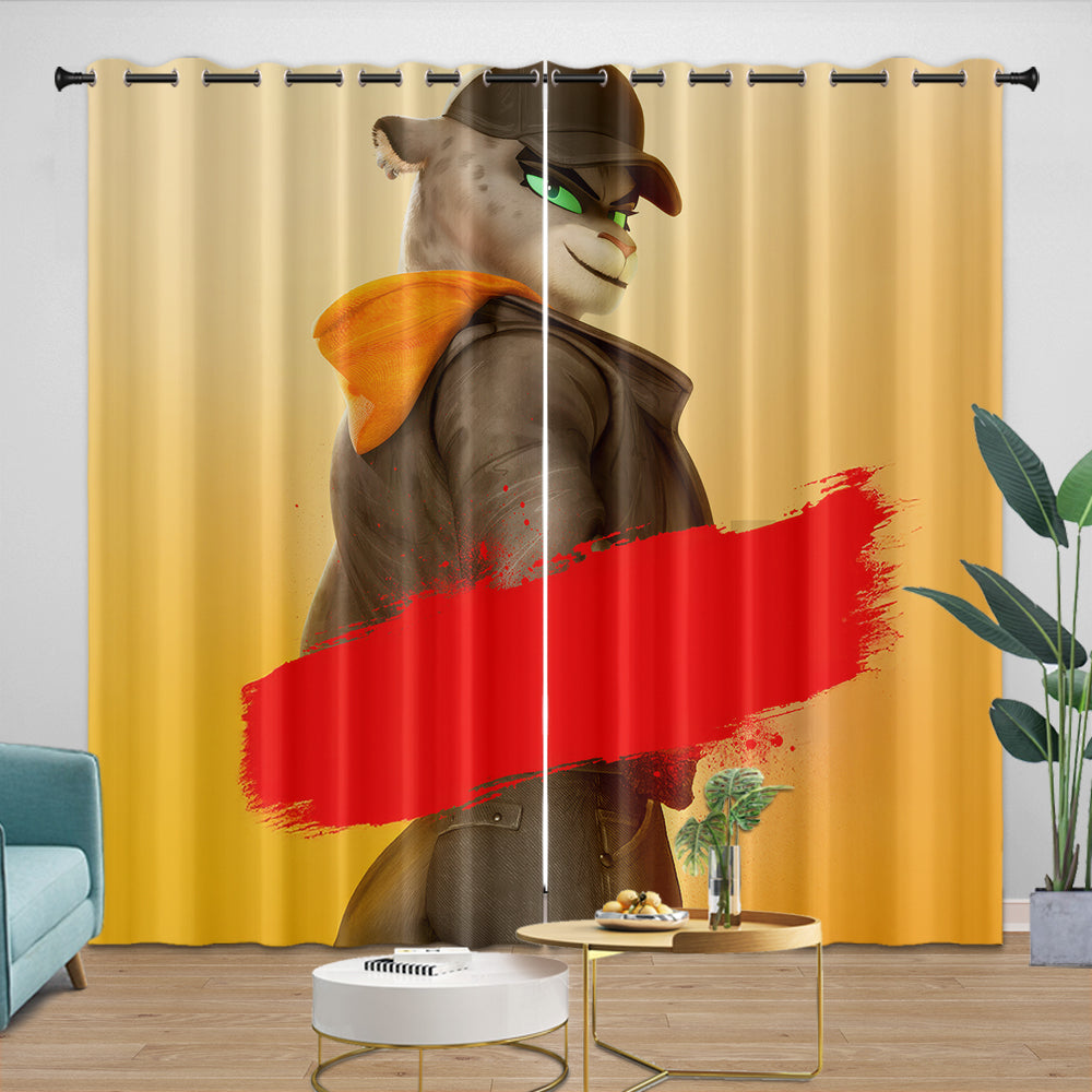 The Bad Guys 2 Curtains Blackout Window Drapes Room Decoration (ONLINE ORDER ONLY)