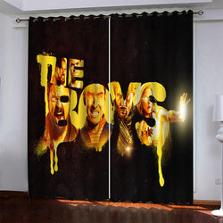 The Boys Curtains Pattern Blackout Window Drapes (Online Order Only)