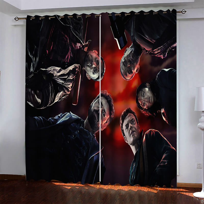 The Boys Curtains Pattern Blackout Window Drapes (Online Order Only)