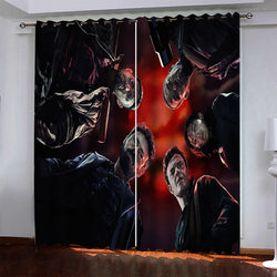The Boys Curtains Pattern Blackout Window Drapes (Online Order Only)