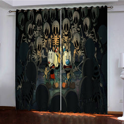 The Cuphead Show Curtains Blackout Window Drapes (Online Order Only)