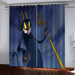 The Cuphead Show Curtains Blackout Window Drapes (Online Order Only)