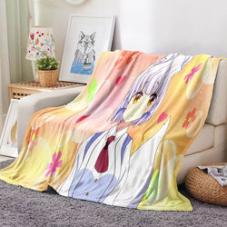 The Demon Girl Next Door Flannel Fleece Blanket Throw Cosplay Blanket (Online Order Only)