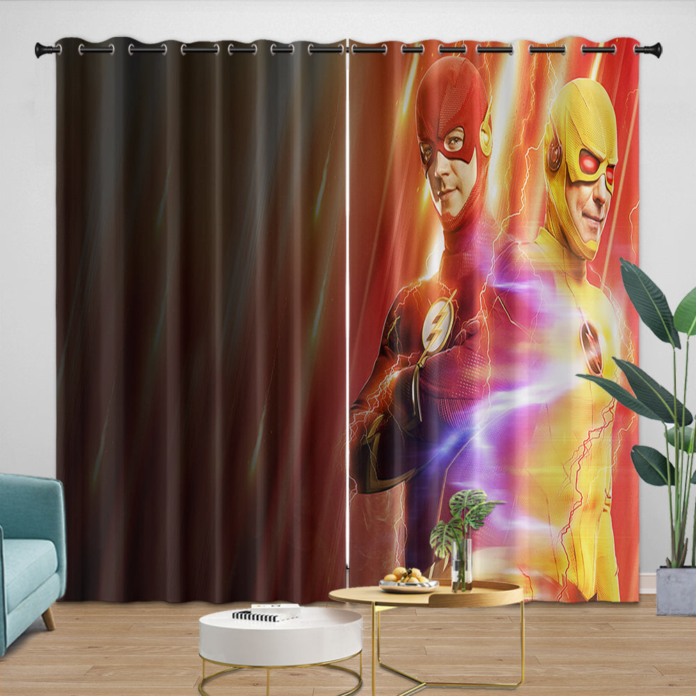 The Flash Curtains Pattern Blackout Window Drapes Room Decoration (ONLINE ORDER ONLY)