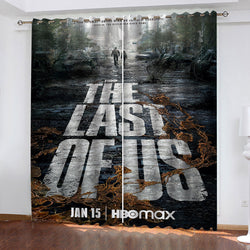 The Last of Us Curtains Pattern Blackout Window Drapes (Online Order Only)