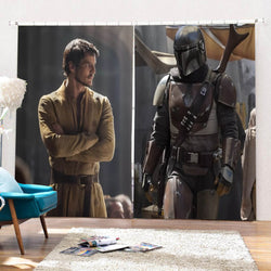 The Mandalorian Curtains Blackout Window Drapes for Room Decoration (Online Order Only)