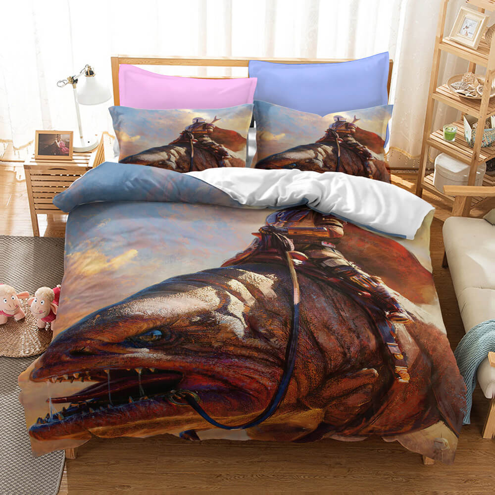 The Mandalorian Yoda Baby Pattern Bedding Quilt Covers Without Filler (Online Order Only)