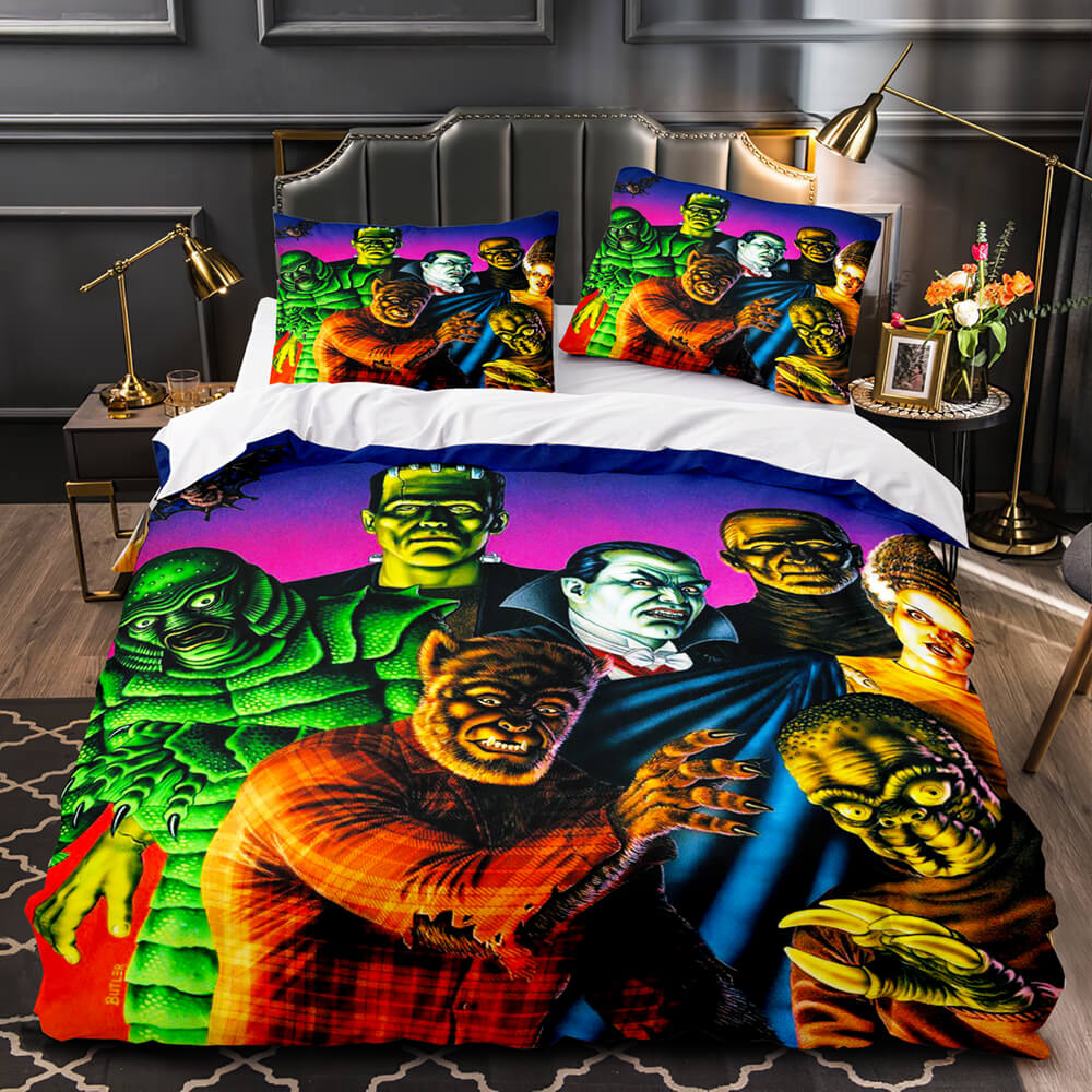 Cartoon The Monster Squad Bedding Set Quilt Duvet Cover Bedding Sets (Online Order Only)