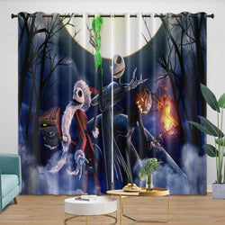 The Nightmare Before Christmas Curtains Pattern Blackout Window Drapes (Online Order Only)