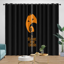 The Nightmare Before Christmas Curtains Pattern Blackout Window Drapes (Online Order Only)