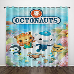 The Octonauts Curtains Pattern Blackout Window Drapes (Online Order Only)