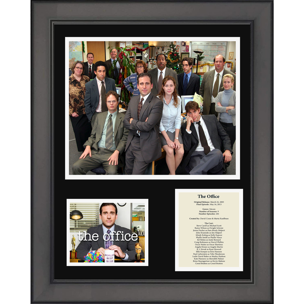 Framed The Office TV Show 11"x14" Three Photo Collage (ONLINE ORDER ONLY)