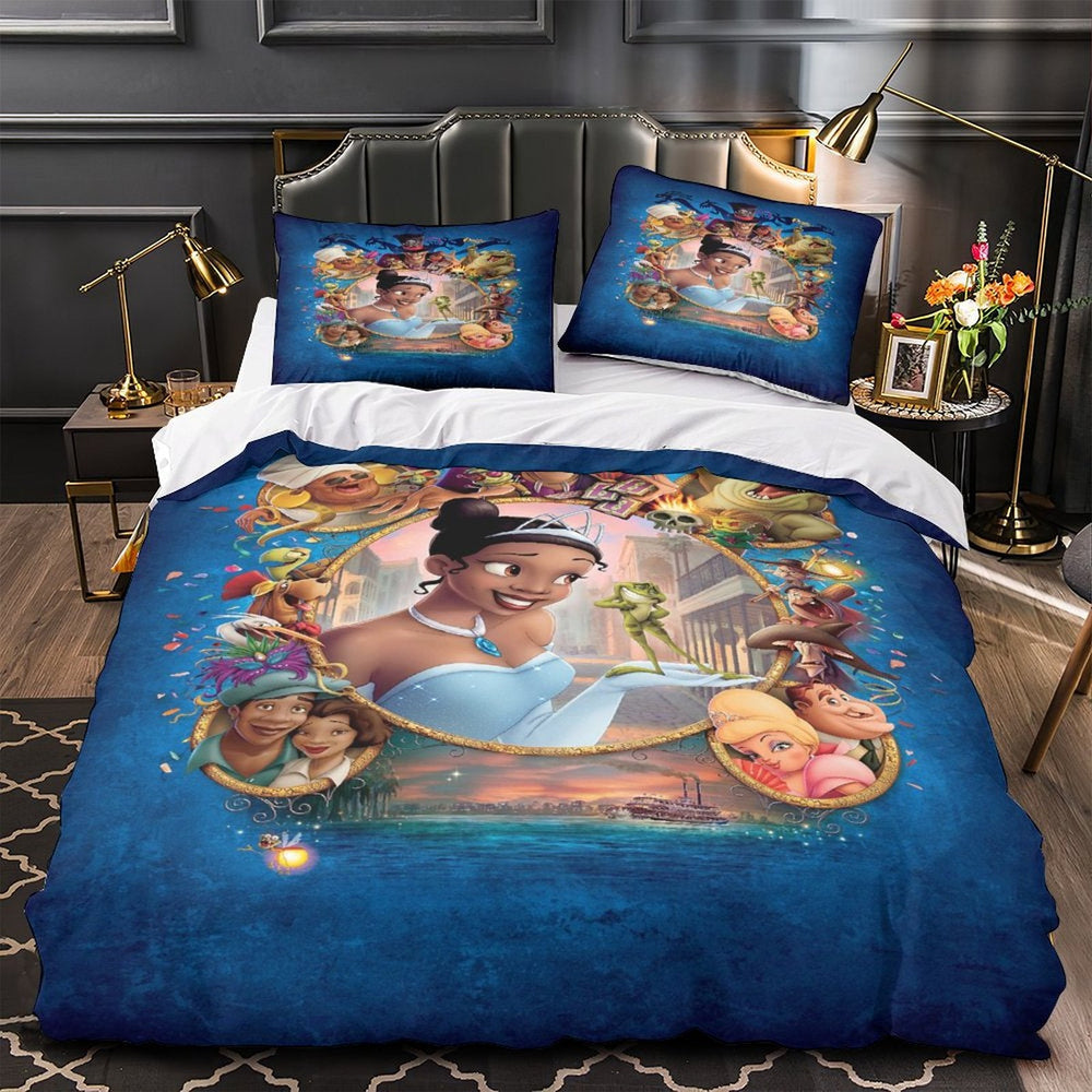 The Princess and the Frog Bedding Set Pattern Quilt Cover Without Filler (Online Order Only)