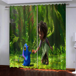 The Sea Beast Curtains Blackout Window Drapes (Online Order Only)
