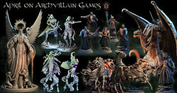 3D Printed Archvillain Games Baron's Mistresses The Sorrowsown 28 32mm D&D (Online Only)