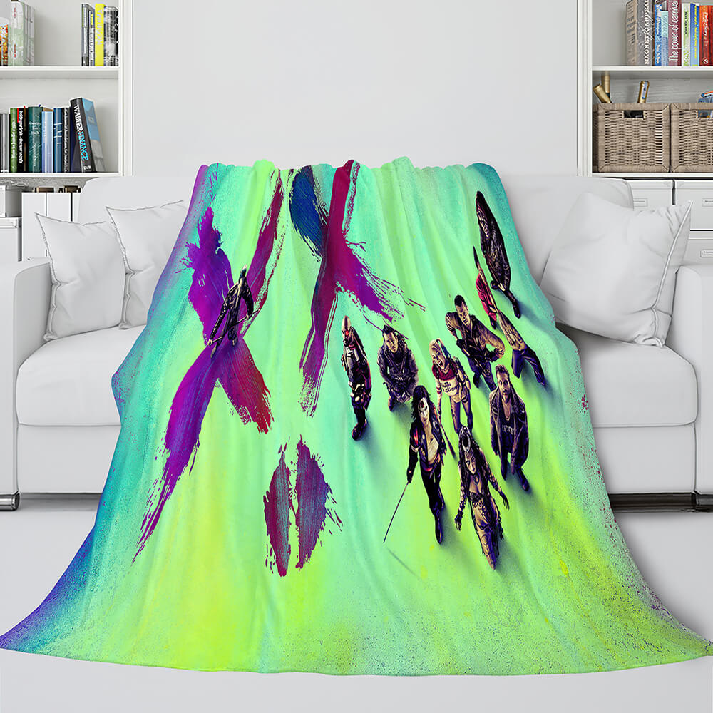 The Suicide Squad Flannel Fleece Throw Cosplay Blanket (Online Order Only)