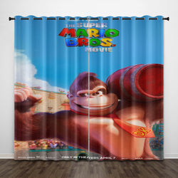 The Super Mario Bros Movie Pattern Curtains Blackout Window (Online Order Only)