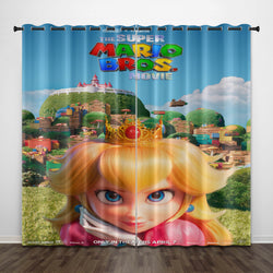 The Super Mario Bros Movie Pattern Curtains Blackout Window (Online Order Only)