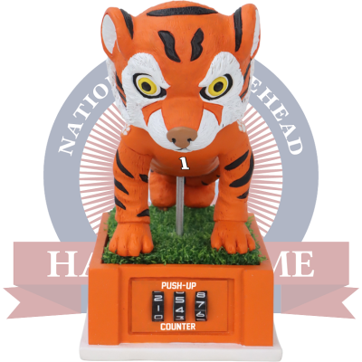 The Tiger Clemson Tigers Mascot Push-Up Counter Bobblehead (ONLINE ORDER ONLY)