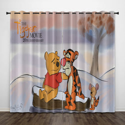 The Tigger Movie Curtains Pattern Blackout Window Drapes (Online Order Only)