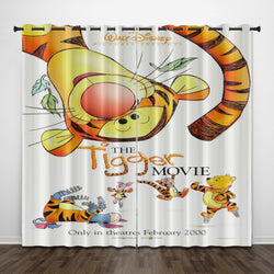 The Tigger Movie Curtains Pattern Blackout Window Drapes (Online Order Only)