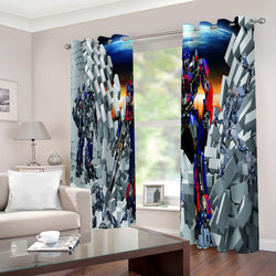 The Transformers Curtains Cosplay Blackout Window Drapes Room Decoration (Online Order Only)
