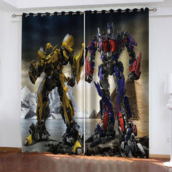 The Transformers Curtains Cosplay Blackout Window Drapes Room Decoration (Online Order Only)